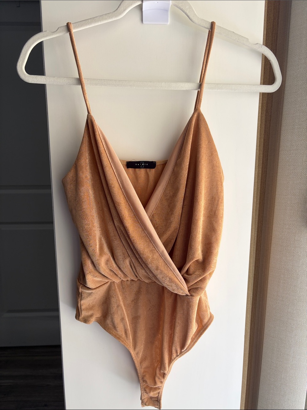 21 Saints Bodysuit in Copper Tan